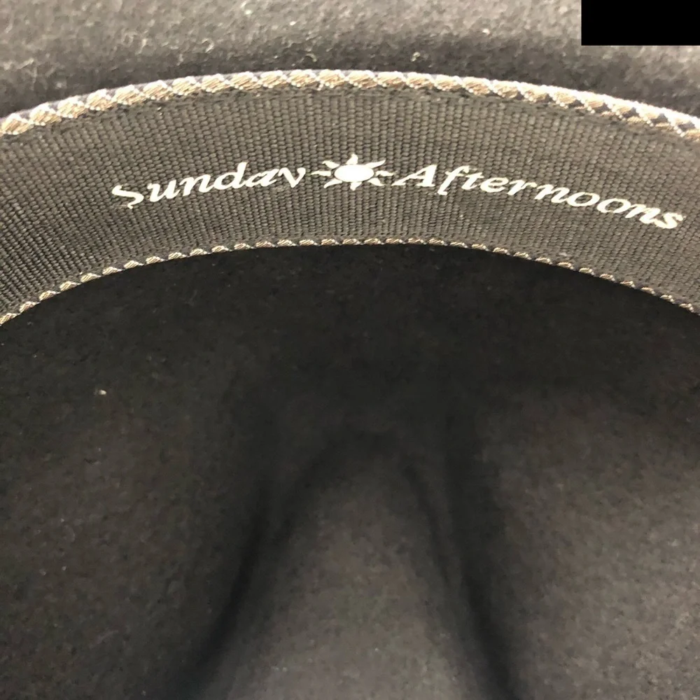 Sunday Afternoon Black Wool Trilby Hat